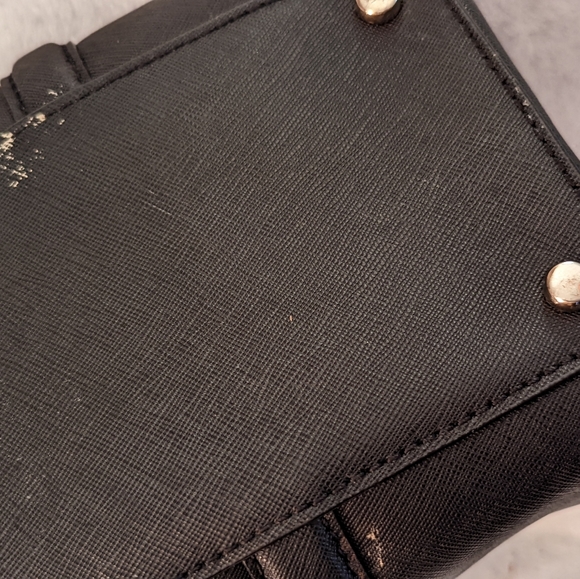 Kate Spade New York Black Saffiano Leather Shoulder Purse - Picture 7 of 7